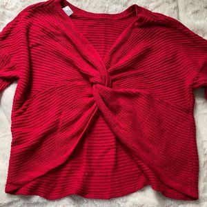 Hollister Red Knit Shirt